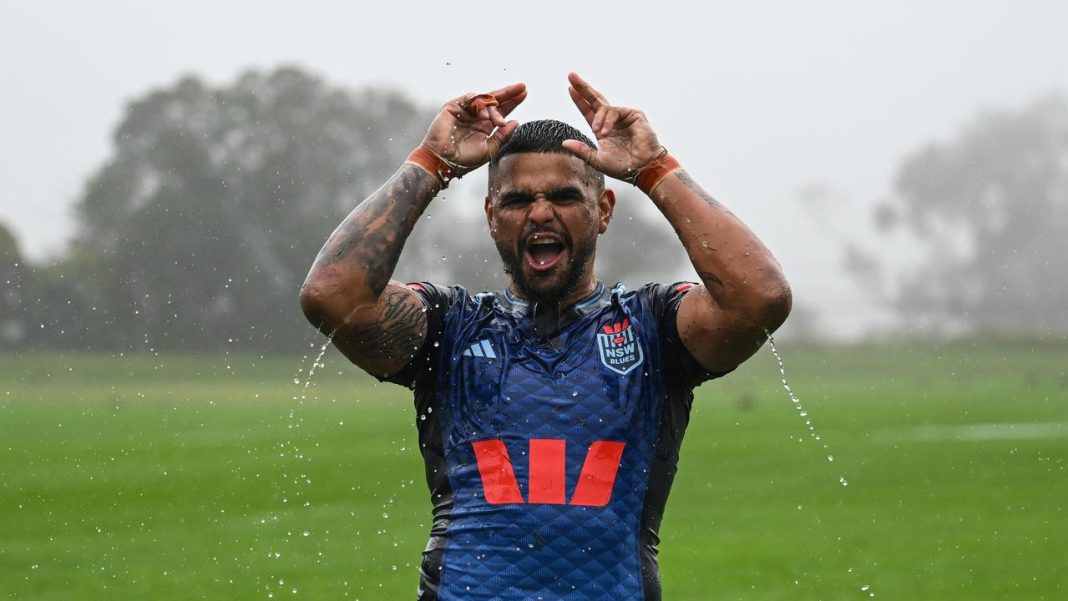 ‘Best player in the comp’: Souths stars back Latrell to dominate for Blues in Origin opener