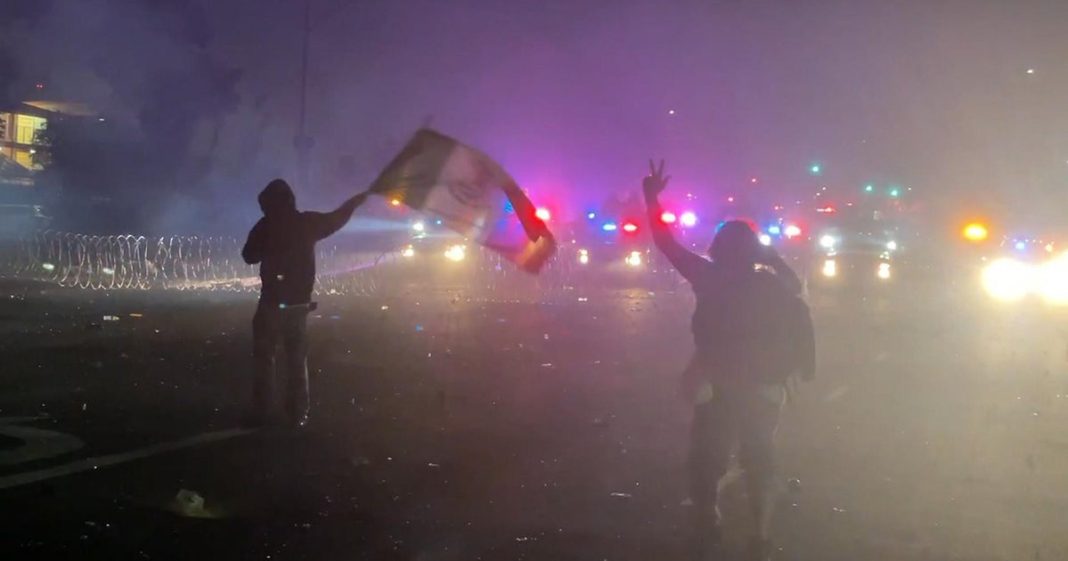 Chaos erupts in the L.A. area following increased activity across the country by ICE