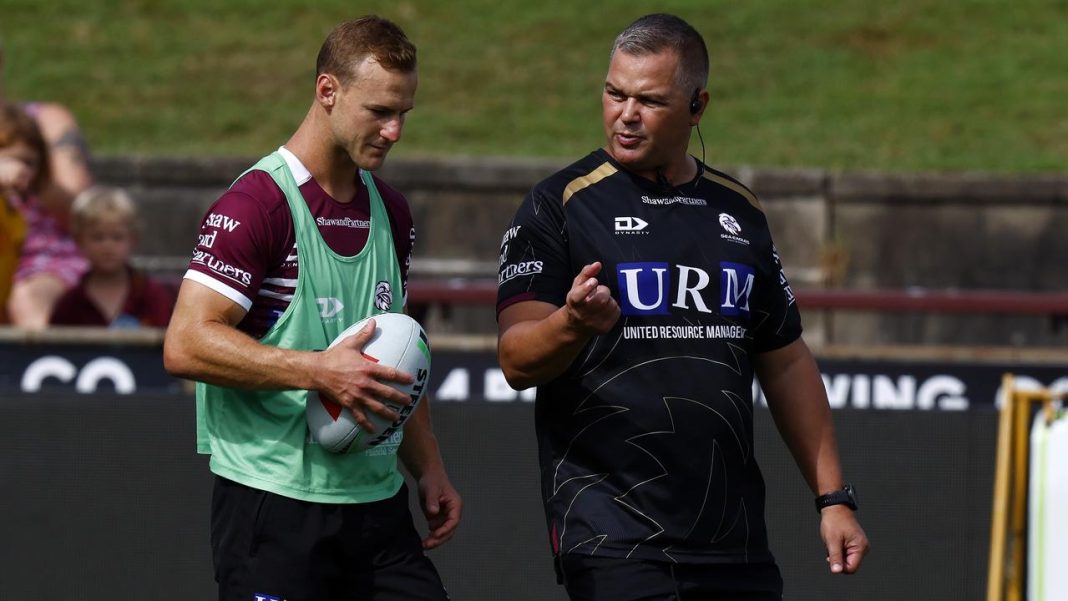 Manly’s 7-min crisis talks revealed as Seibold move angers players in fresh dressing room divide