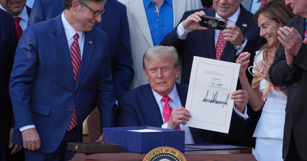 Trump signs 