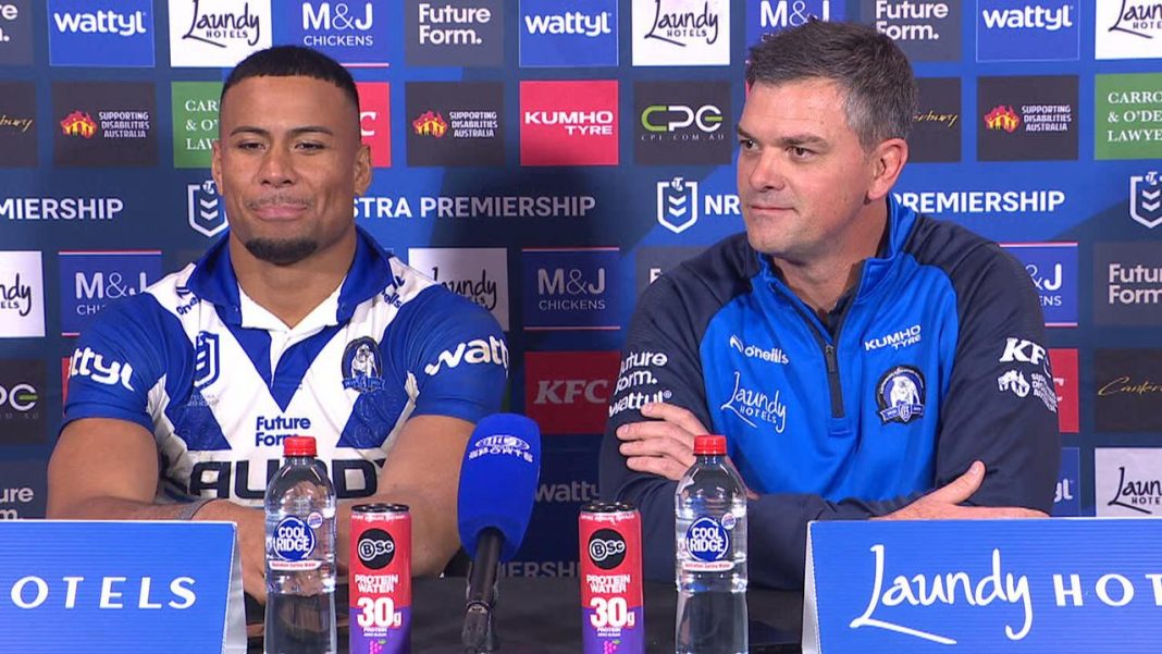 ‘Worried about his looks’: Ciraldo’ cheeky Xerri dig as coach praises Bulldogs spine